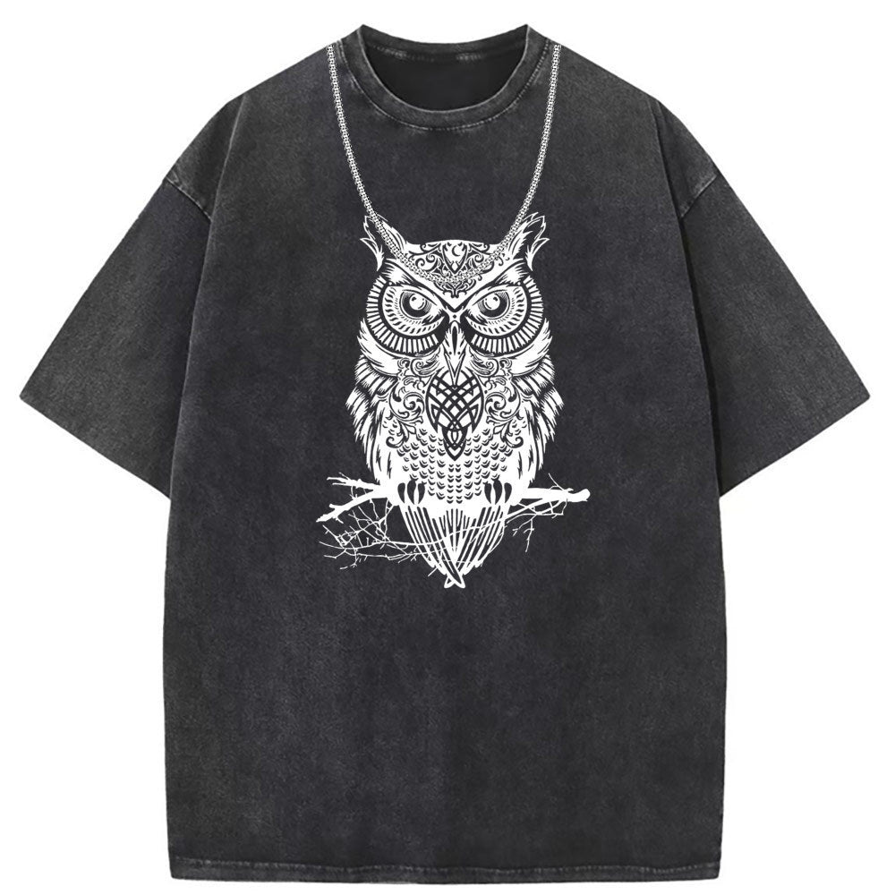 Men T Shirts Pure cotton round neck short-sleeved T-shirt women's washed and old