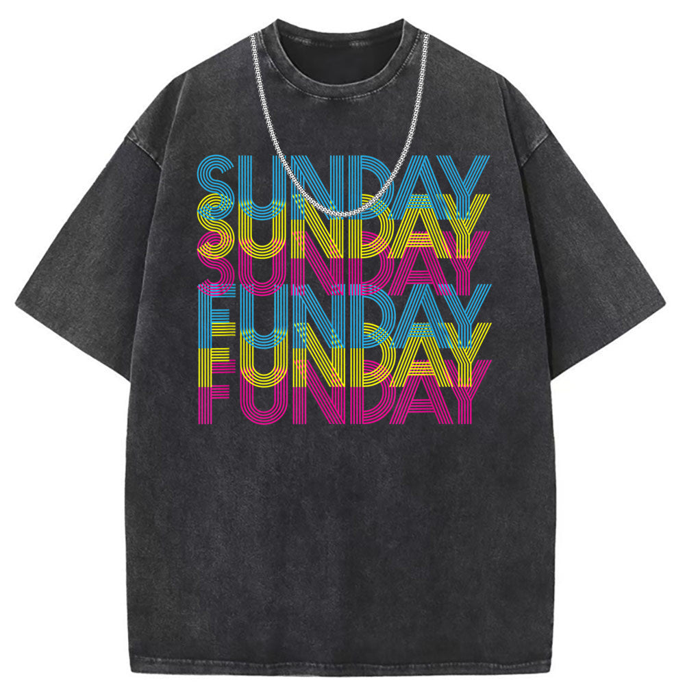 Men T Shirts Washed and old printed short-sleeved T-shirt loose and casual