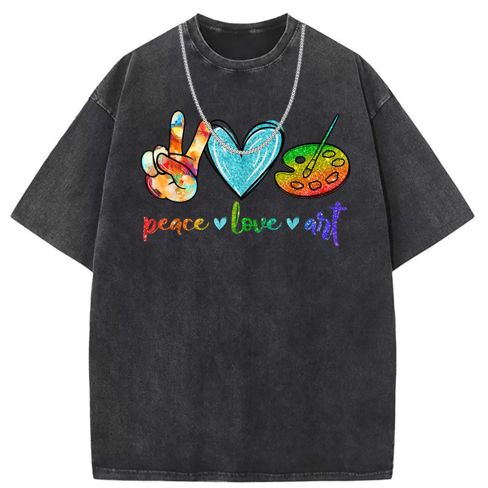 Men T Shirts Old vintage cotton printed short sleeves