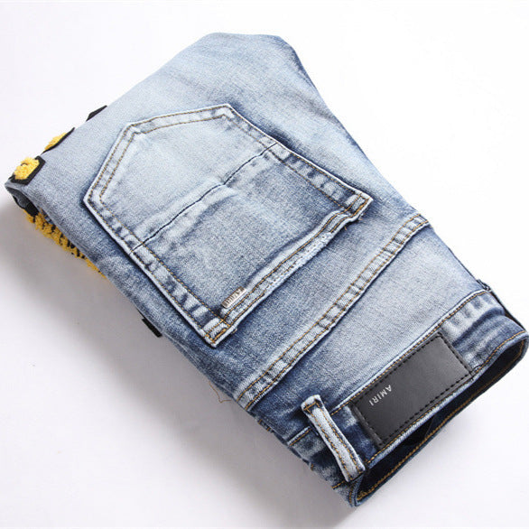 Amiri Jeans Ripped Stretch Jeans