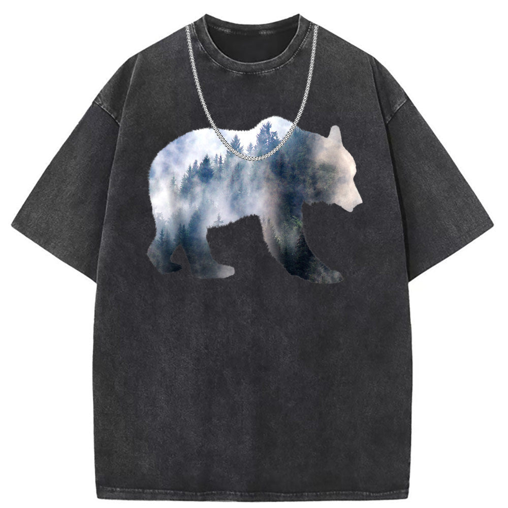 Men T Shirts Old anime oversize printed short-sleeved T-shirt