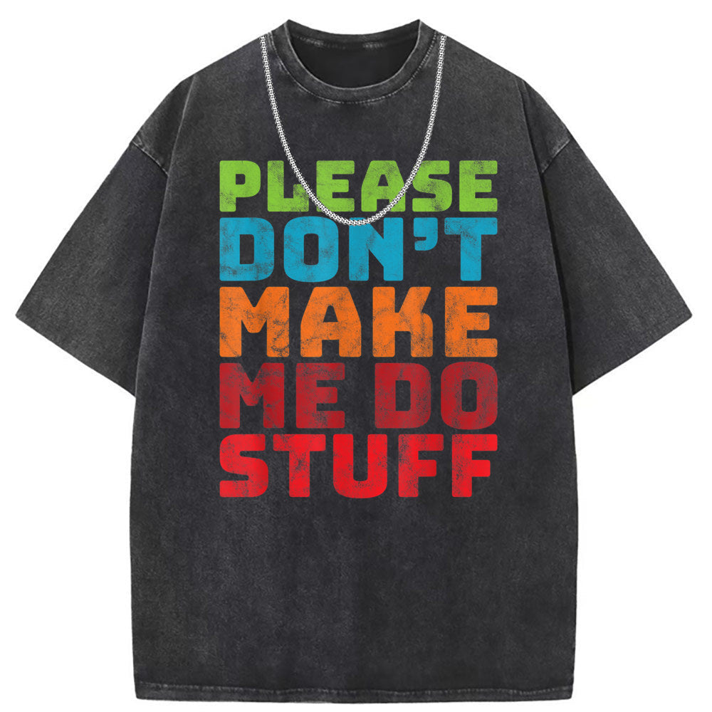 Mens T Shirts Retro Old Cotton Short Sleeve T-Shirts
