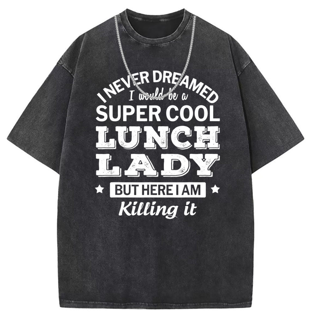 Men T Shirts Pure cotton round neck short-sleeved T-shirt women's washed and old