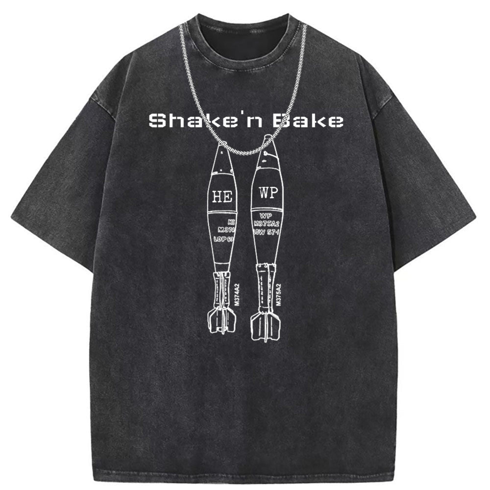 Men T Shirts Short-sleeved T-shirt men's batik washed and old