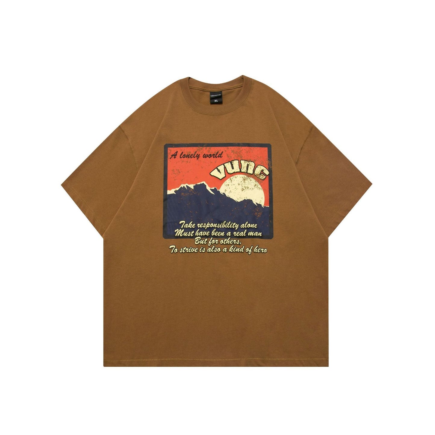 Men's T Shirts Printed T-Shirts Men's Cotton Short Sleeves