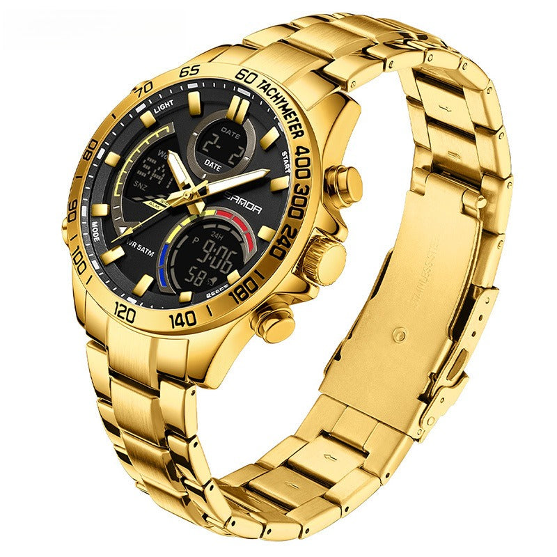 Men's Watches Multi-Function Dial Luminous Chronograph Watch
