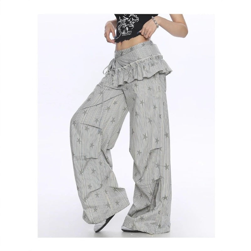 Women casual pants y2kretro women's scimitar pants