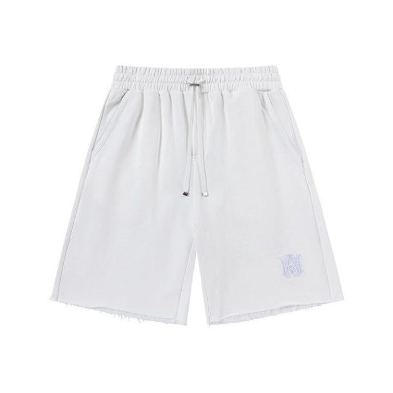 Amiri shorts drawstring slacks alphabet shorts