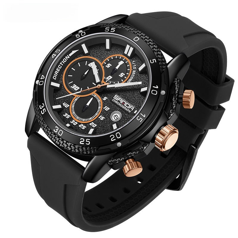 Men's Watches Multifunctional Luminous Waterproof Watch Quartz Watch