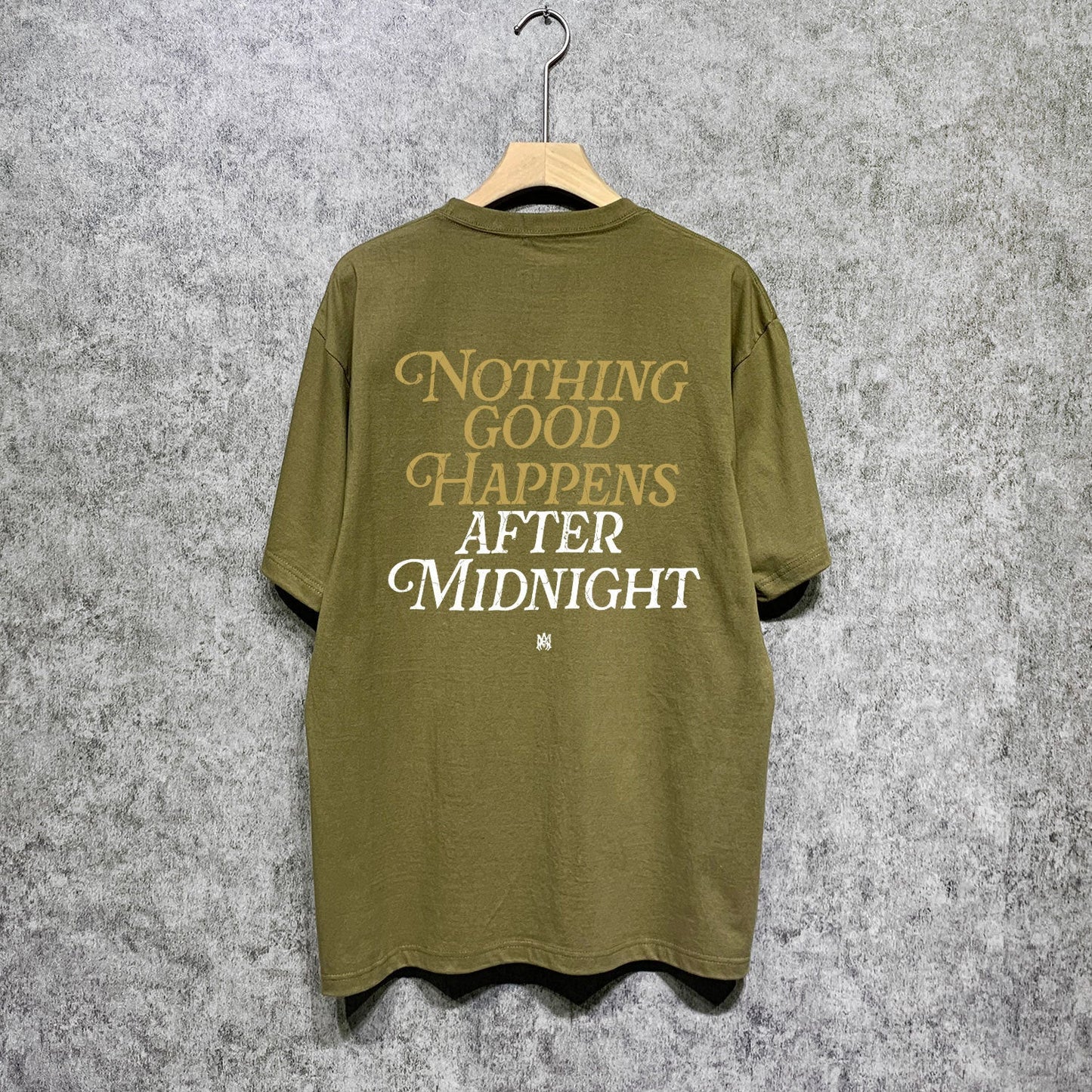 Amiri t shirts earth letter printing short sleeve