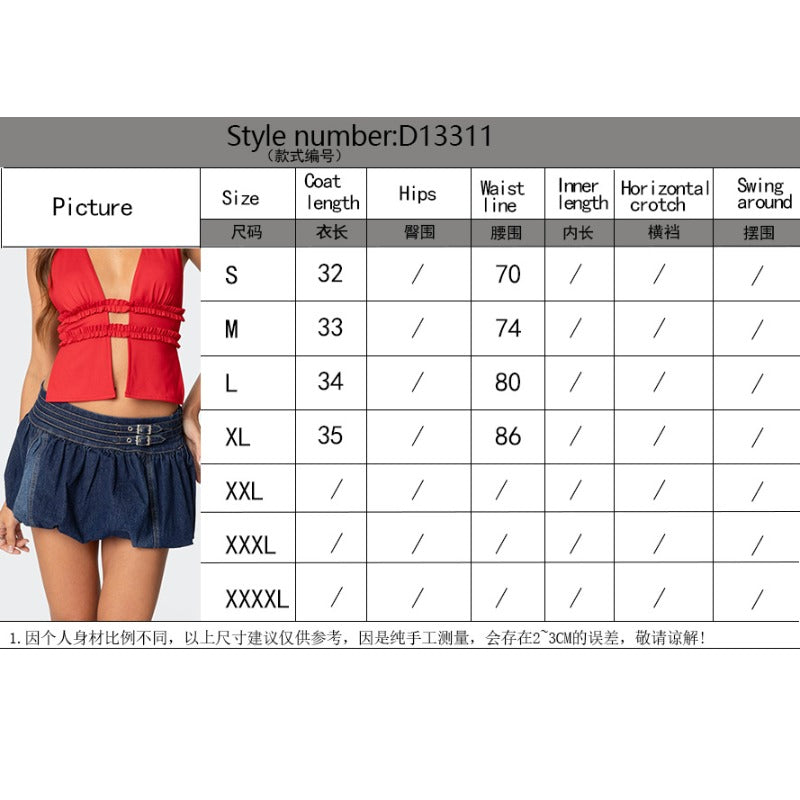 Women's dress - cross-border amazon fashion: european & american summer style, unique tulip skirt, low-rise versatile denim midi skirt for women