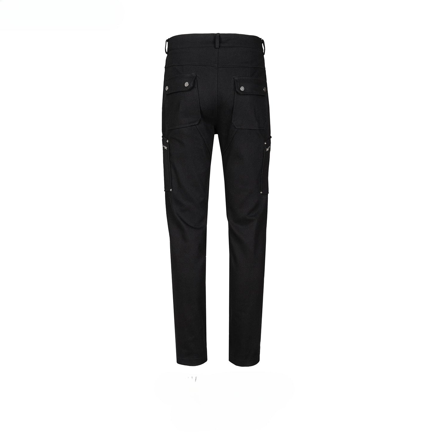 MIJKO Men's Vintage Pants MIJKO Zipper Pants Long Pants Multi-Pocket Men's and Women's Casual Pants
