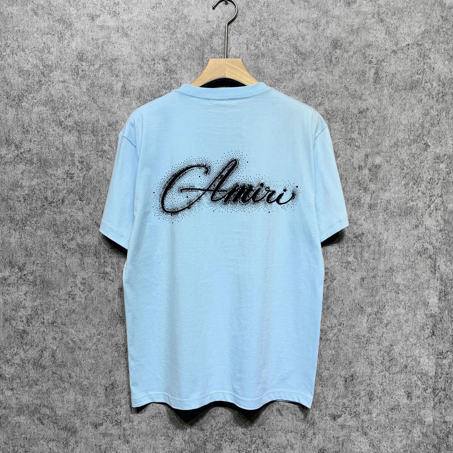 Amiri t shirts gypsophila printing short sleeve