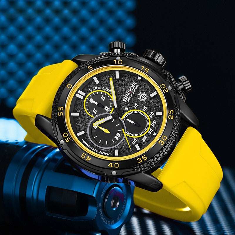 Men's Watches Multifunctional Luminous Waterproof Watch Quartz Watch
