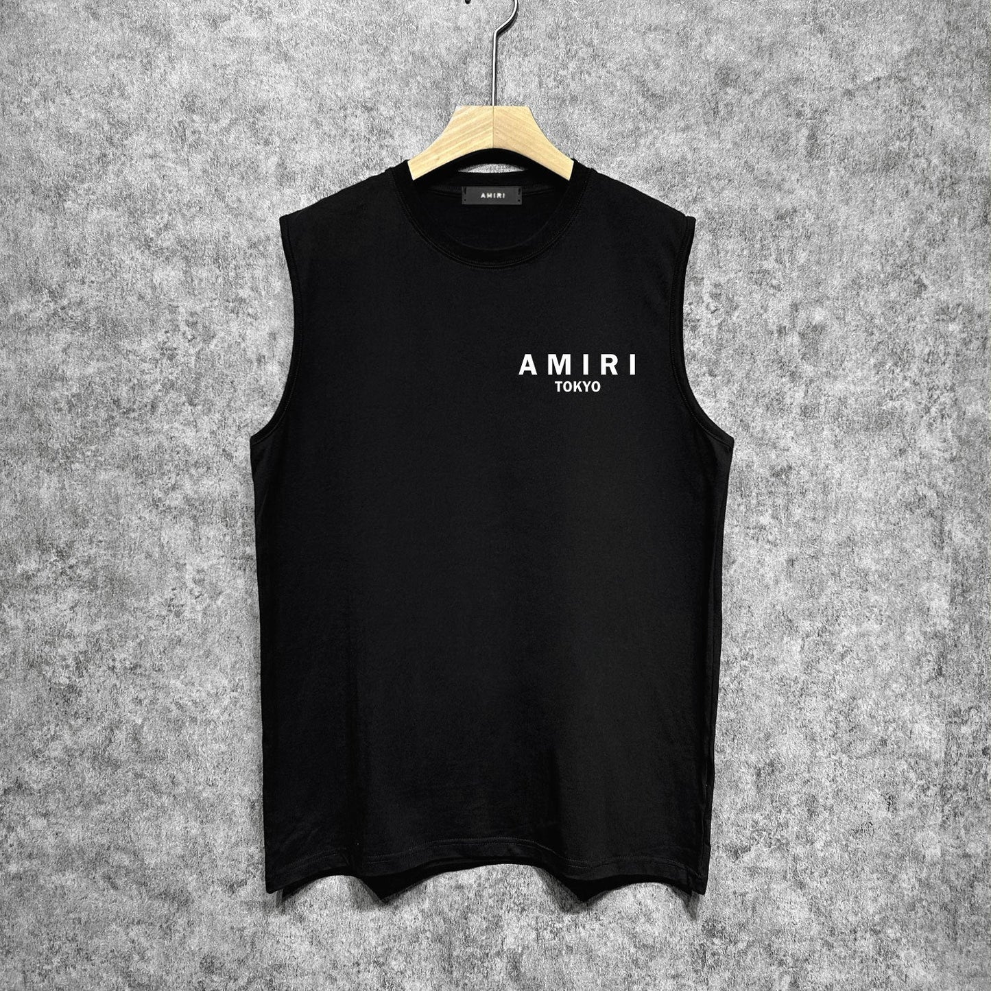 Amiri tank top tokyo bones print