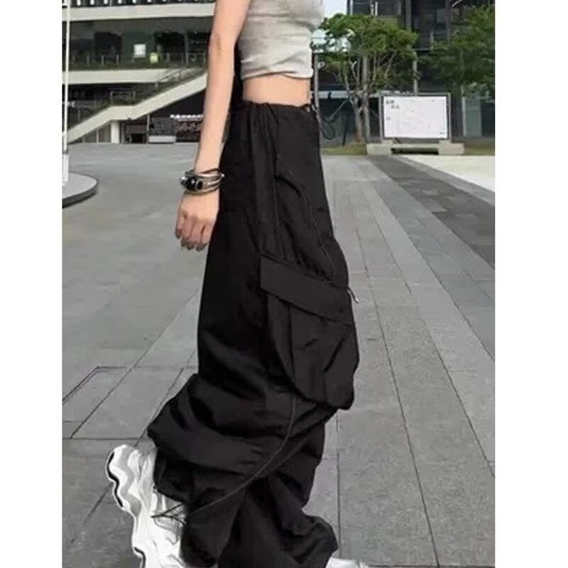 Women casual pants women's summer quick-drying drawstring pants