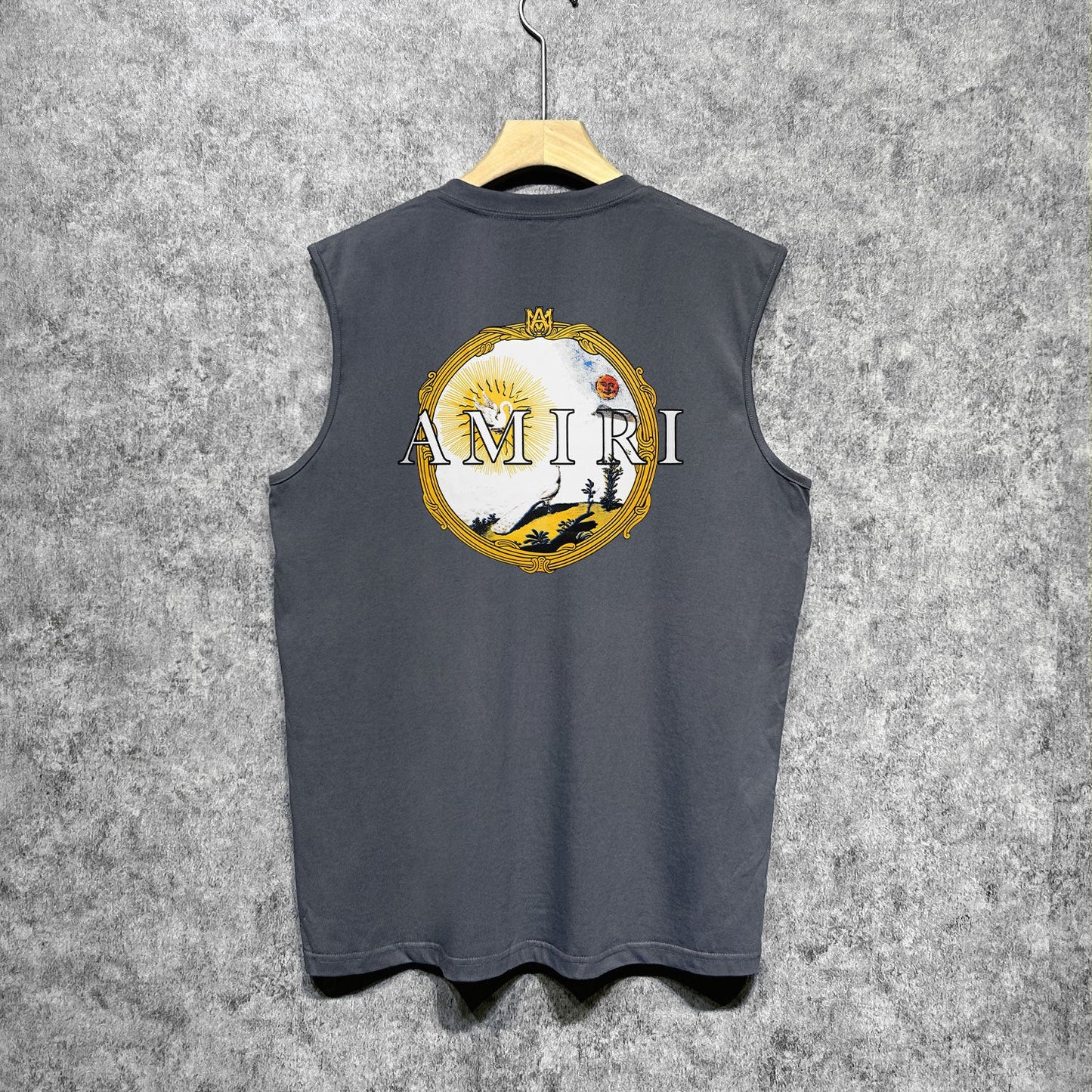 Amiri tank top magic mirror printing