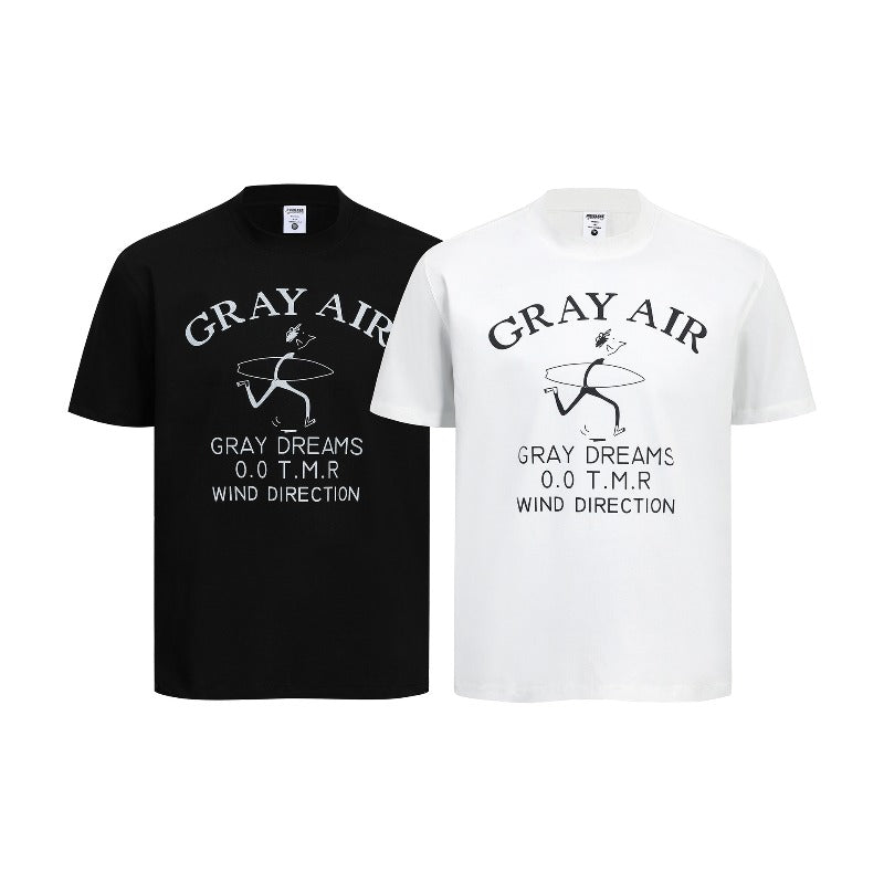 Men's t-shirts: american high street retro streetwear couple style minimalist letter design men's crew neck fitted short sleeve t-shirt