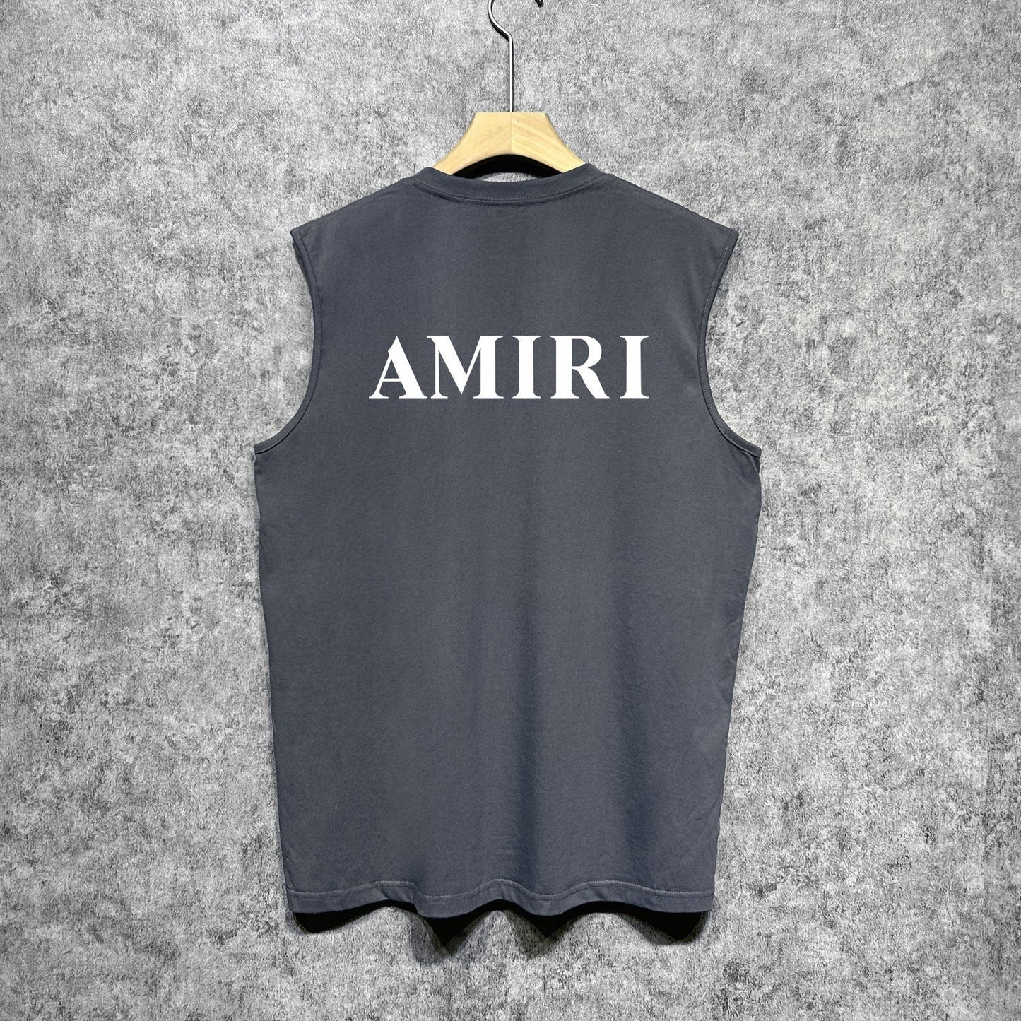 Amiri tank top new thick letterprinting