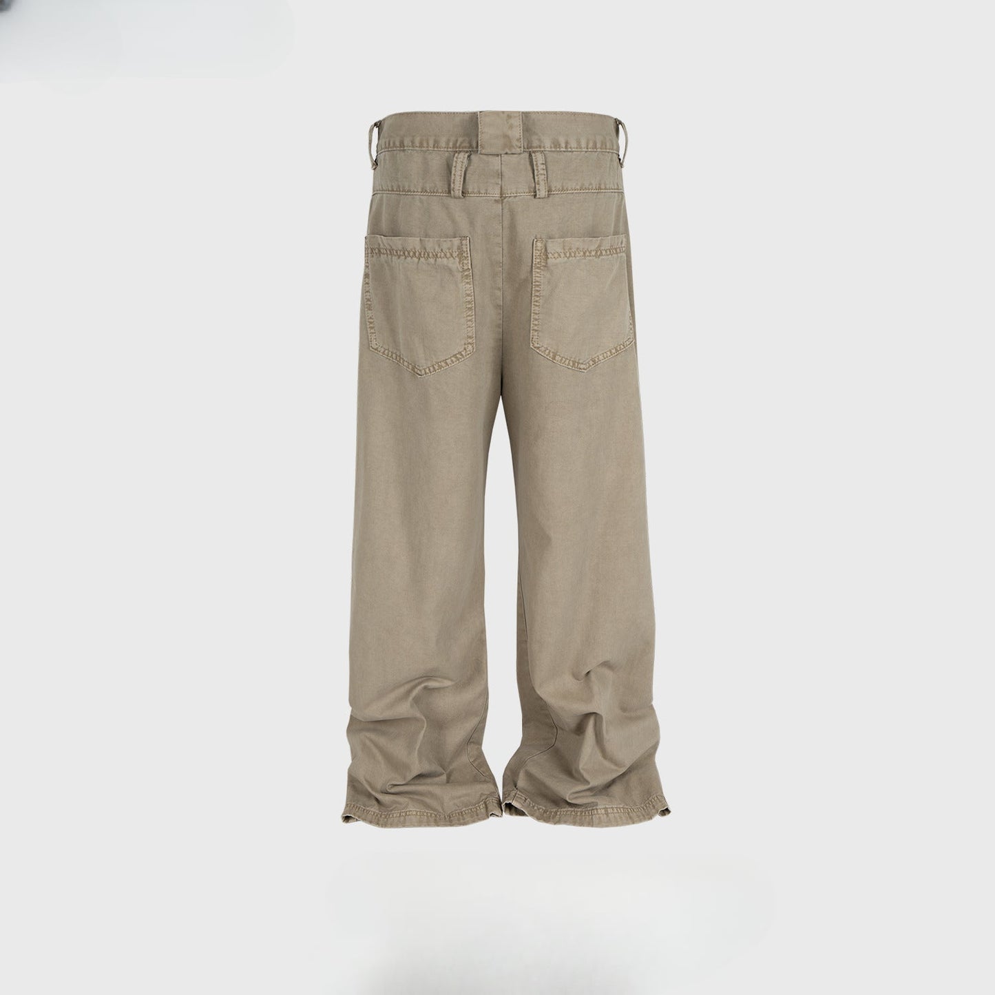 MIJKO Mens Vintage Pants MIJKO Logging Straight Jeans Cleanfit Wide Leg Overalls