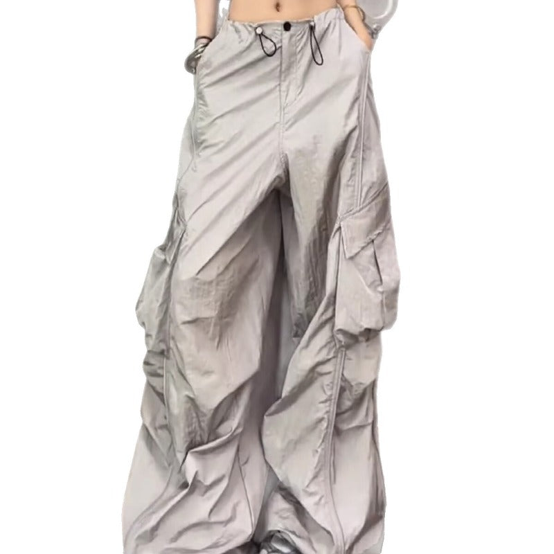 Women casual pants women's summer quick-drying drawstring pants