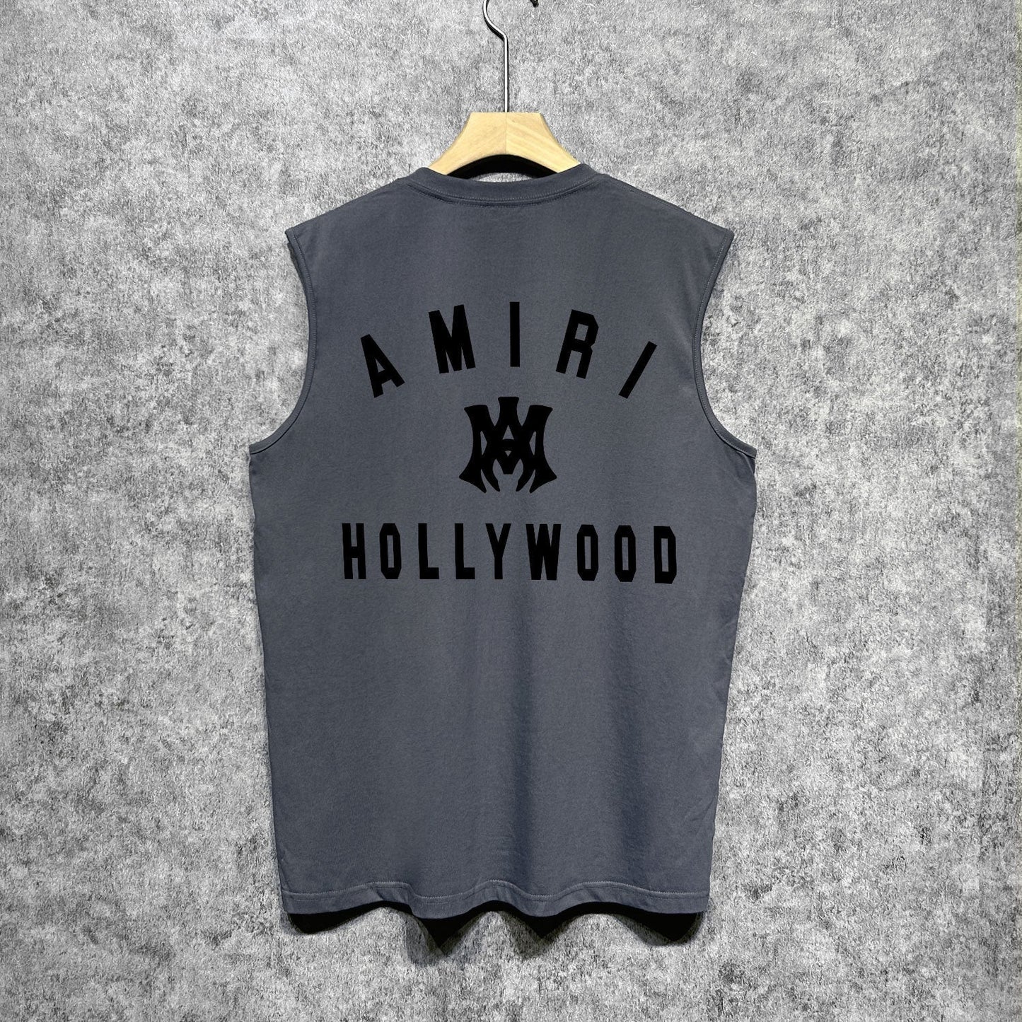 Amiri tank top hollywood spider printing