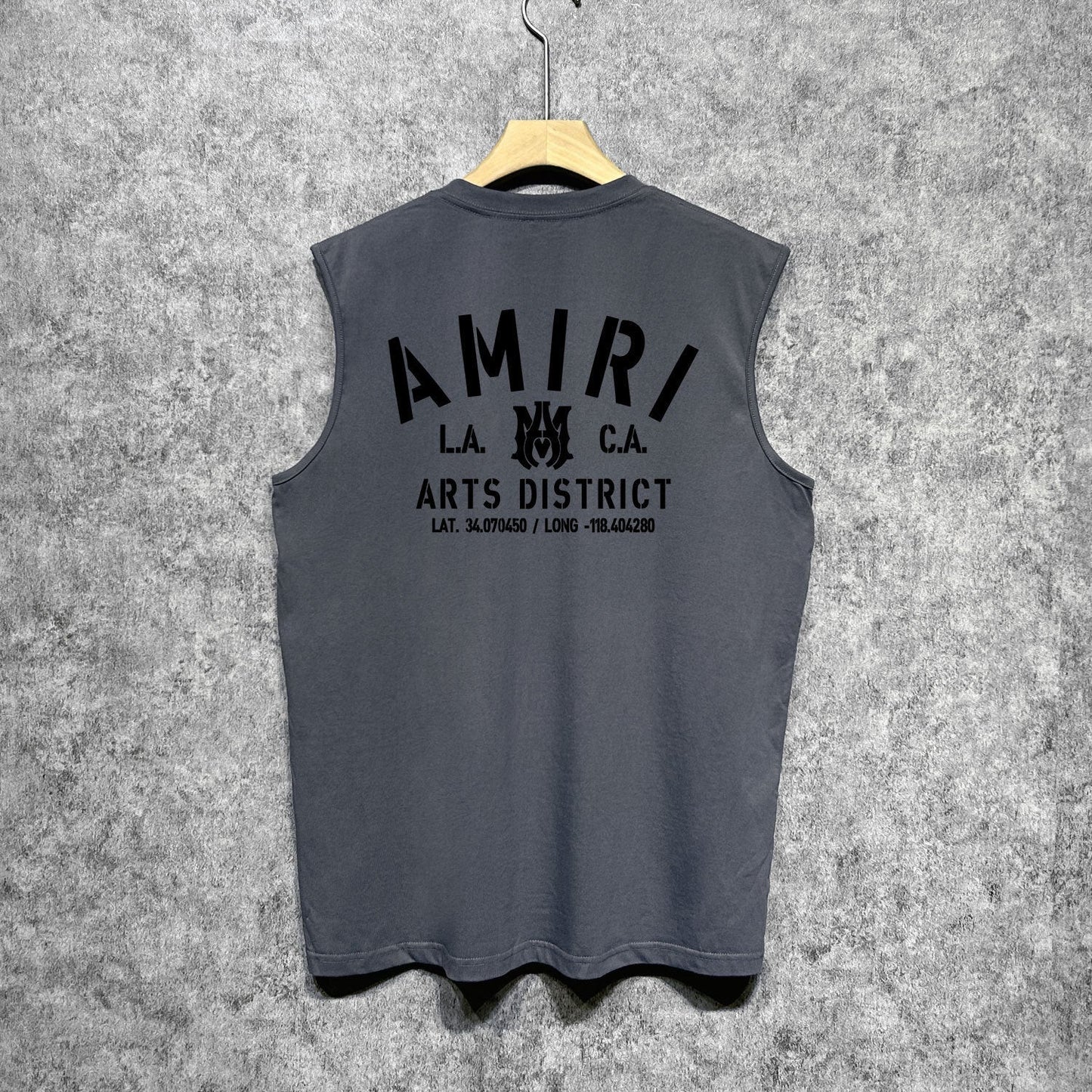 Amiri tank top los angeles california printing