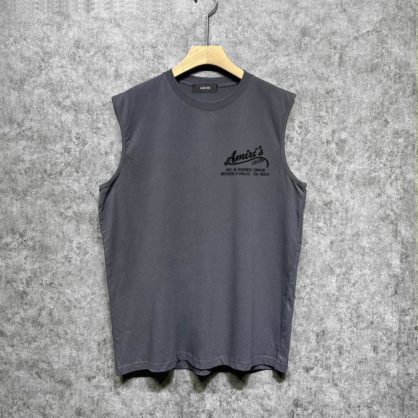 Amiri tank top bone crack print