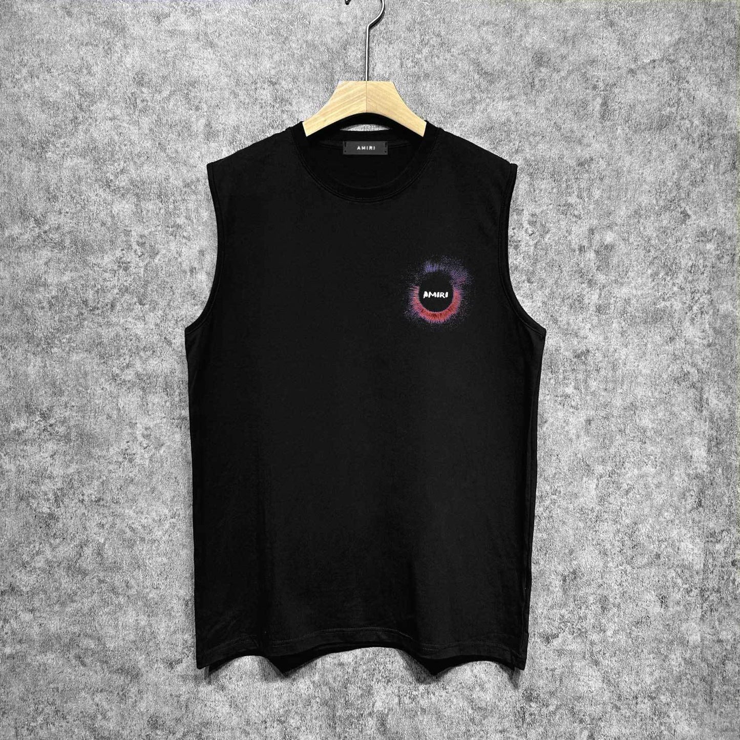 Amiri tank top splash color ring printing
