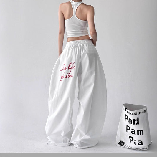 Women casual pants wide leg pants summer hip hop casual pants