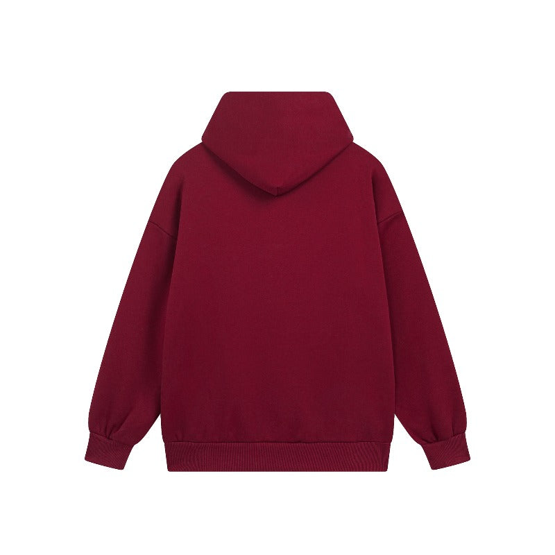 Drew house hoodie - autumn/winter d@ew flame letter graphic fleece-lined hooded sweatshirt - wholesale single piece