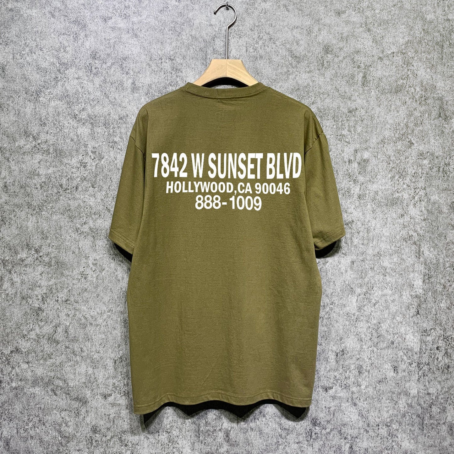 Amiri t shirts smoke gray wolf printing short sleeve