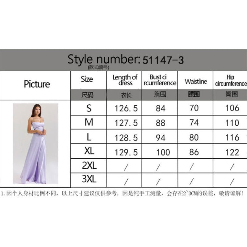 Women's dress: european and american cross-border sexy camisole dress, slim-fit backless maxi dress, women's summer evening gown