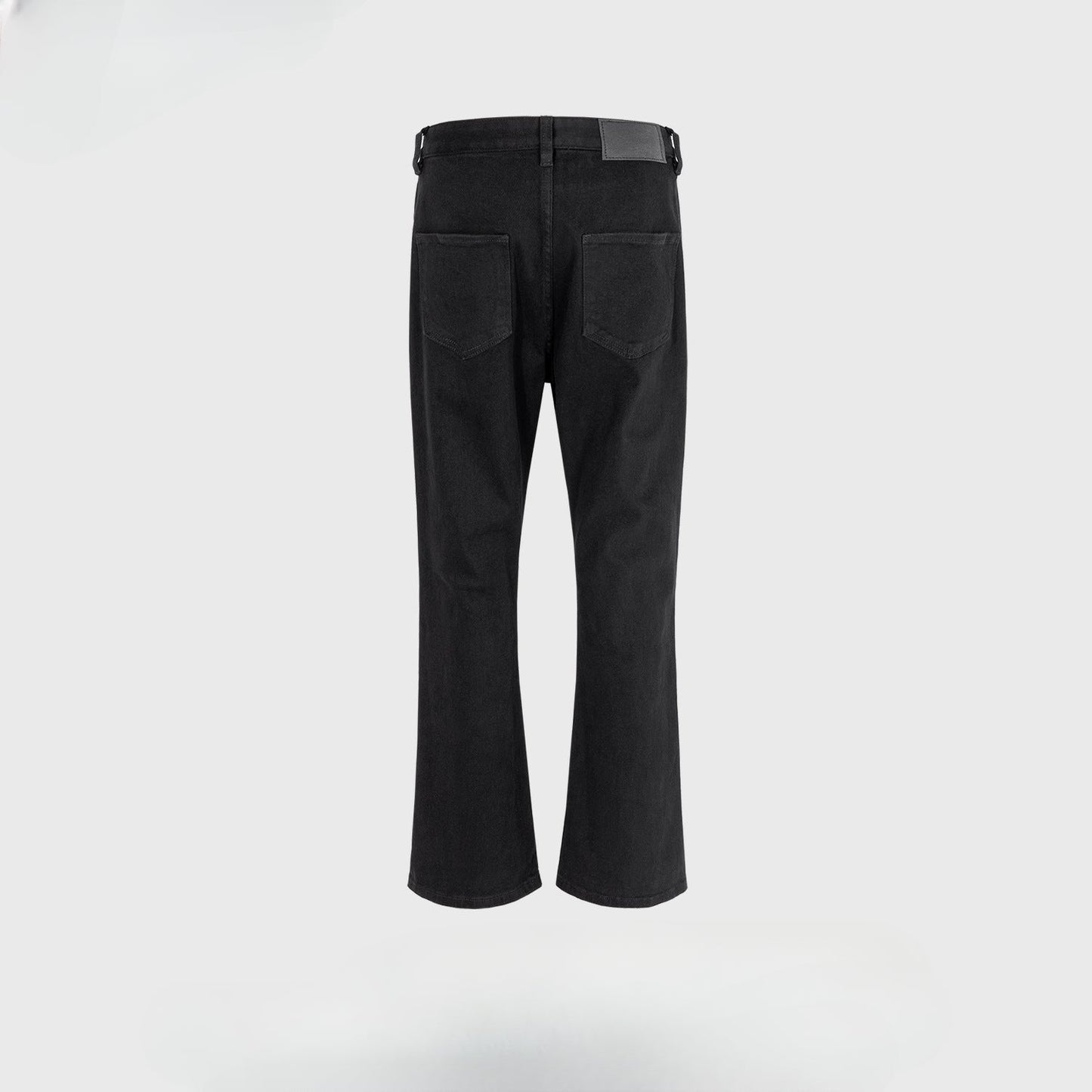 MIJKO Men's Vintage Pants MIJKO Ripped trousers Men's and women's high street slightly wide-footed jeans