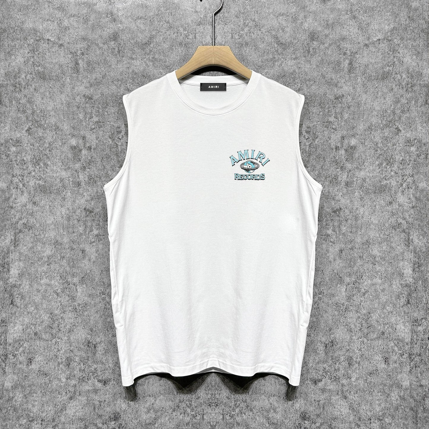 Amiri tank top earth letter printing