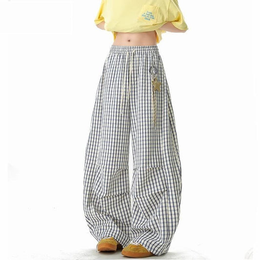 Women casual pant summer star pendant loose