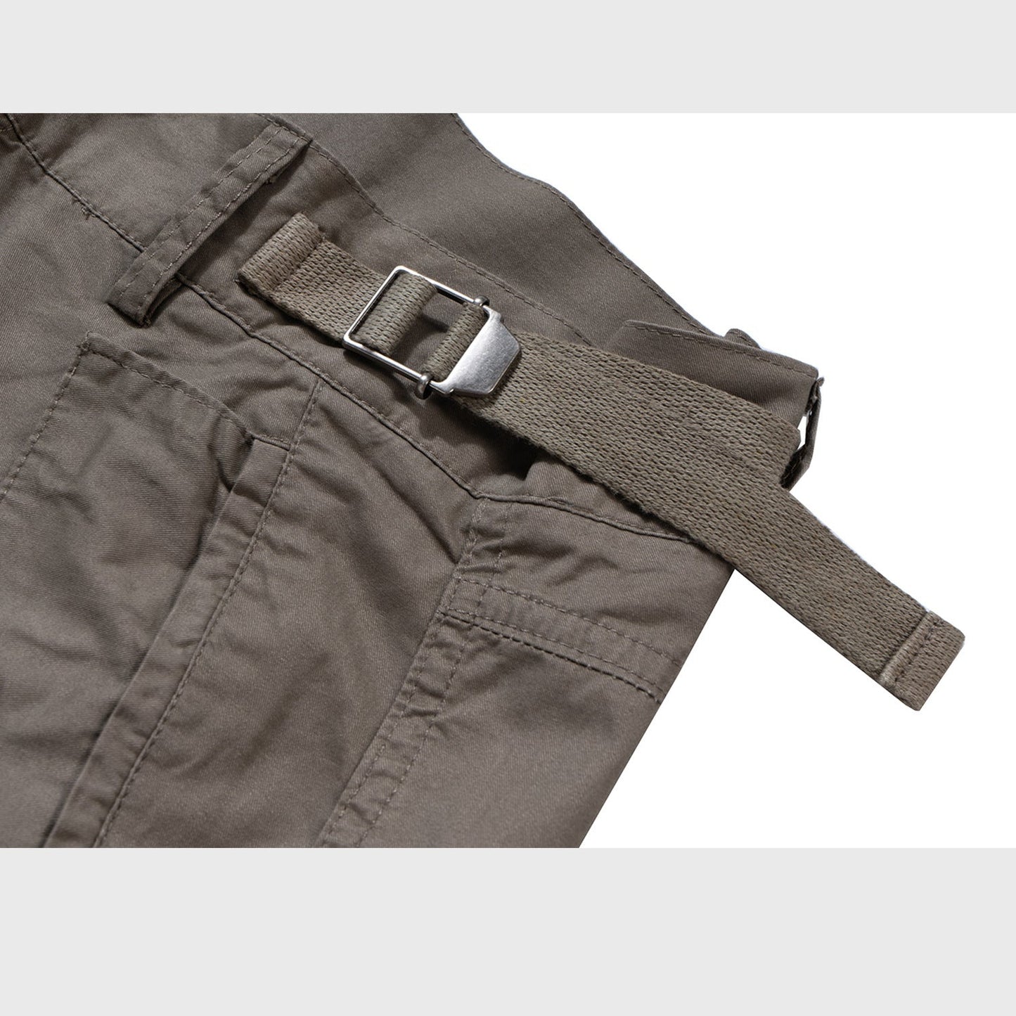 MIJKO Mens Vintage Pants Multi-pocket Casual Pants