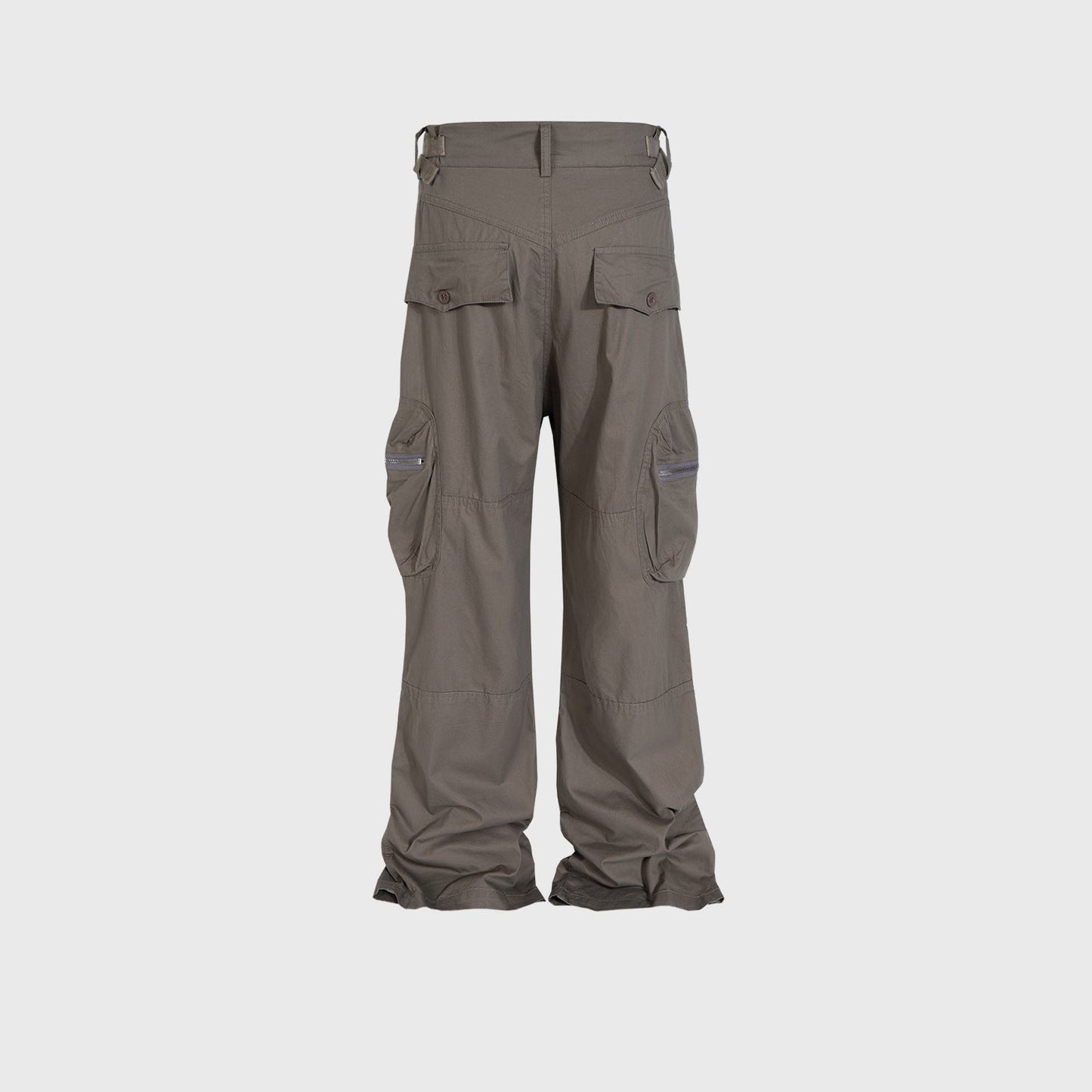 MIJKO Mens Vintage Pants Multi-pocket Casual Pants