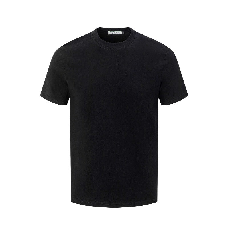Men's t-shirts: american street style summer unisex solid color slim fit premium short sleeve tee