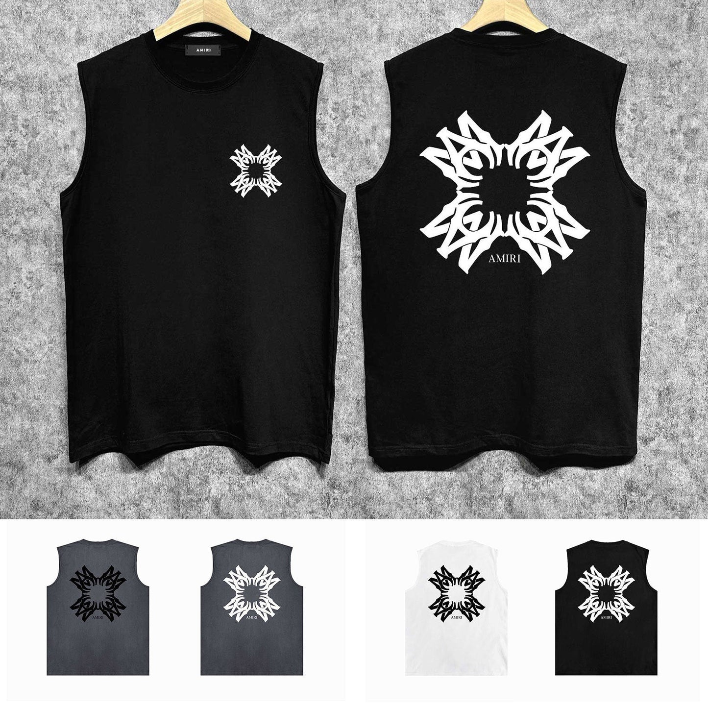 Amiri tank top with simple letter print