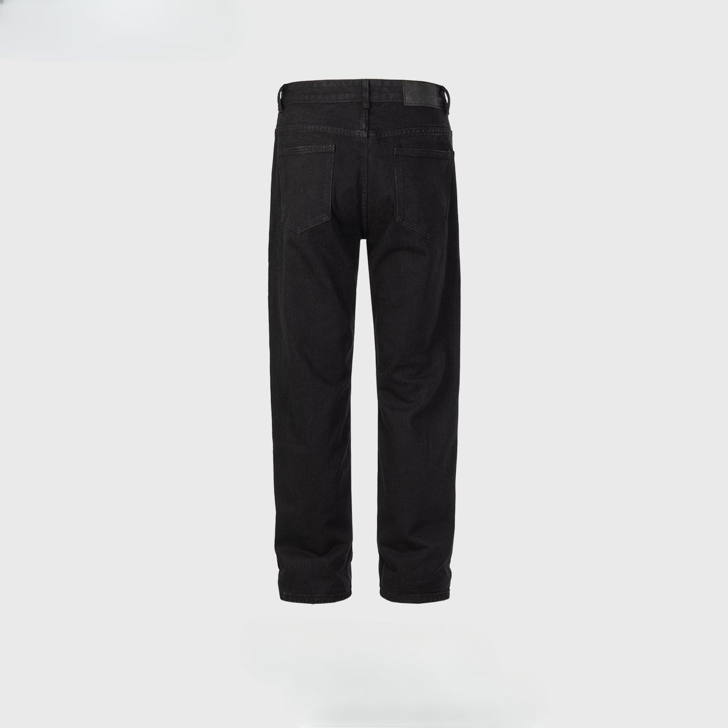 MIJKO Men Vintage Pants MIJKO retro washing water old trousers men's and women's straight jeans