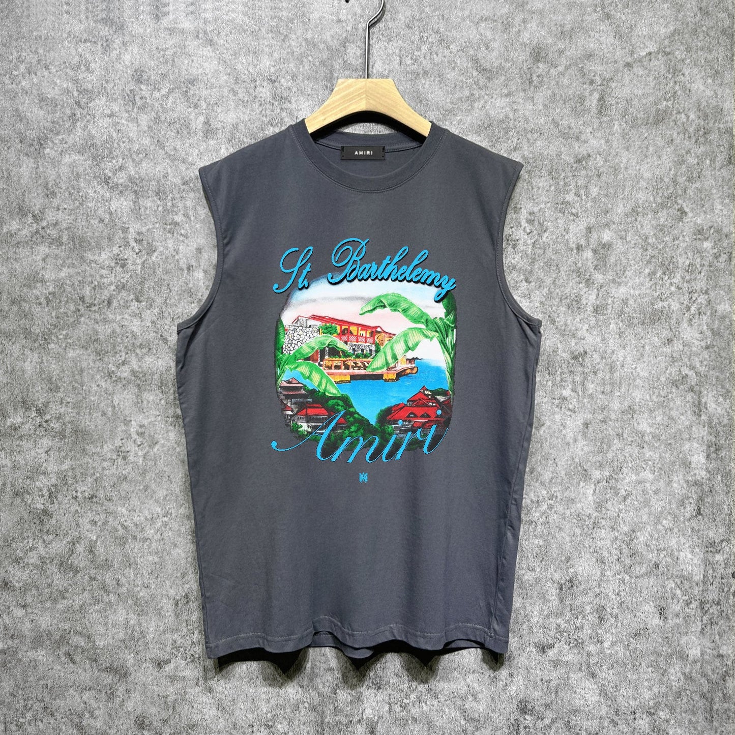 Amiri tank top villa printing