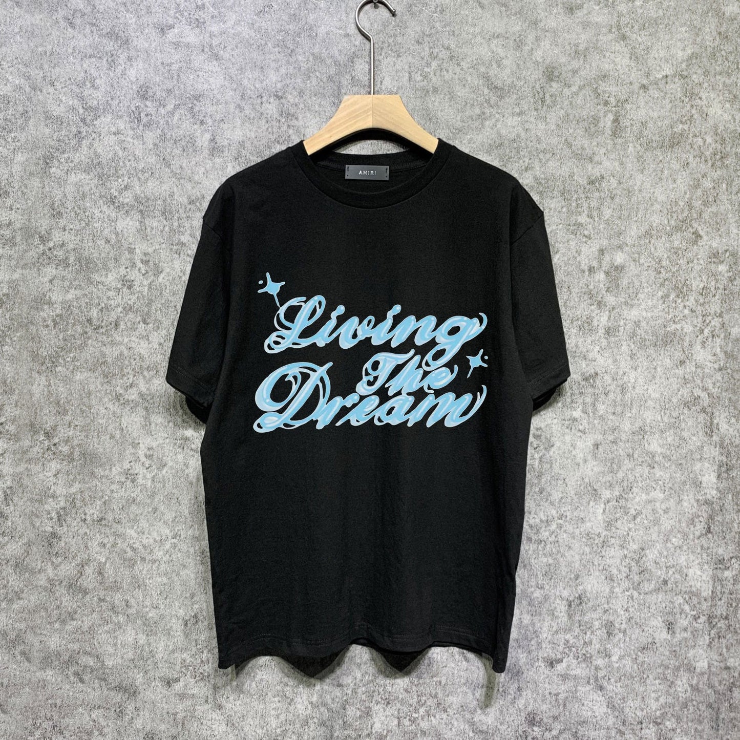 Amiri t shirts letterprinting short sleeves