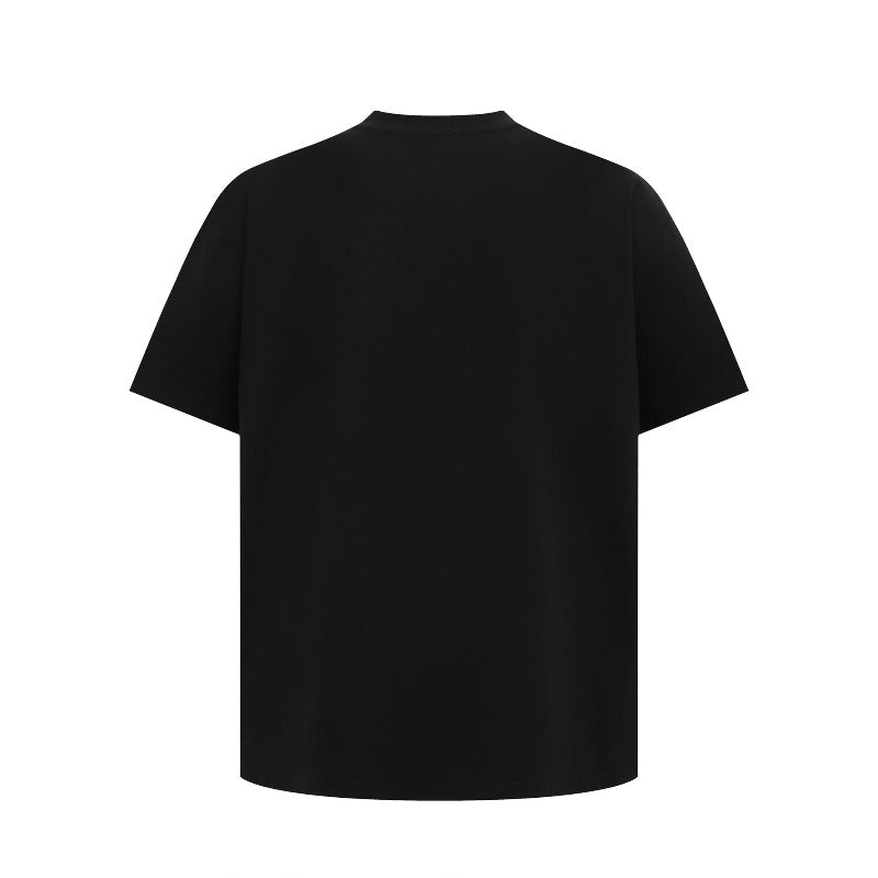 Men's t-shirts: american streetwear summer unisex premium minimalist solid color design heavyweight short sleeve tee