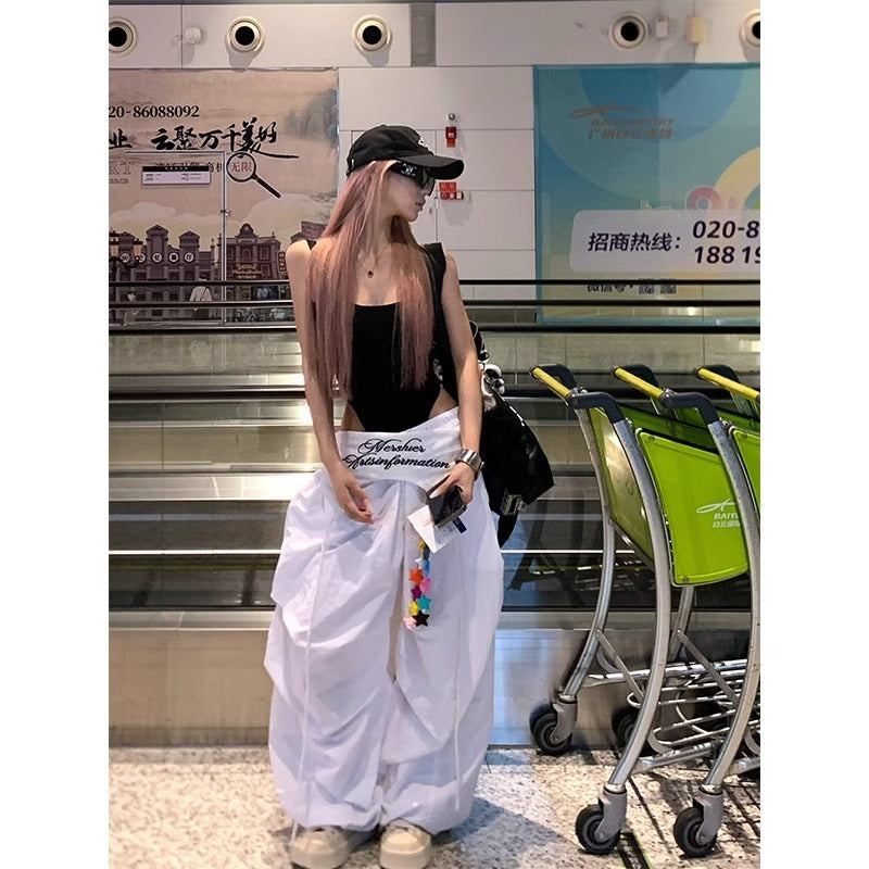 Women casual pants retroloose