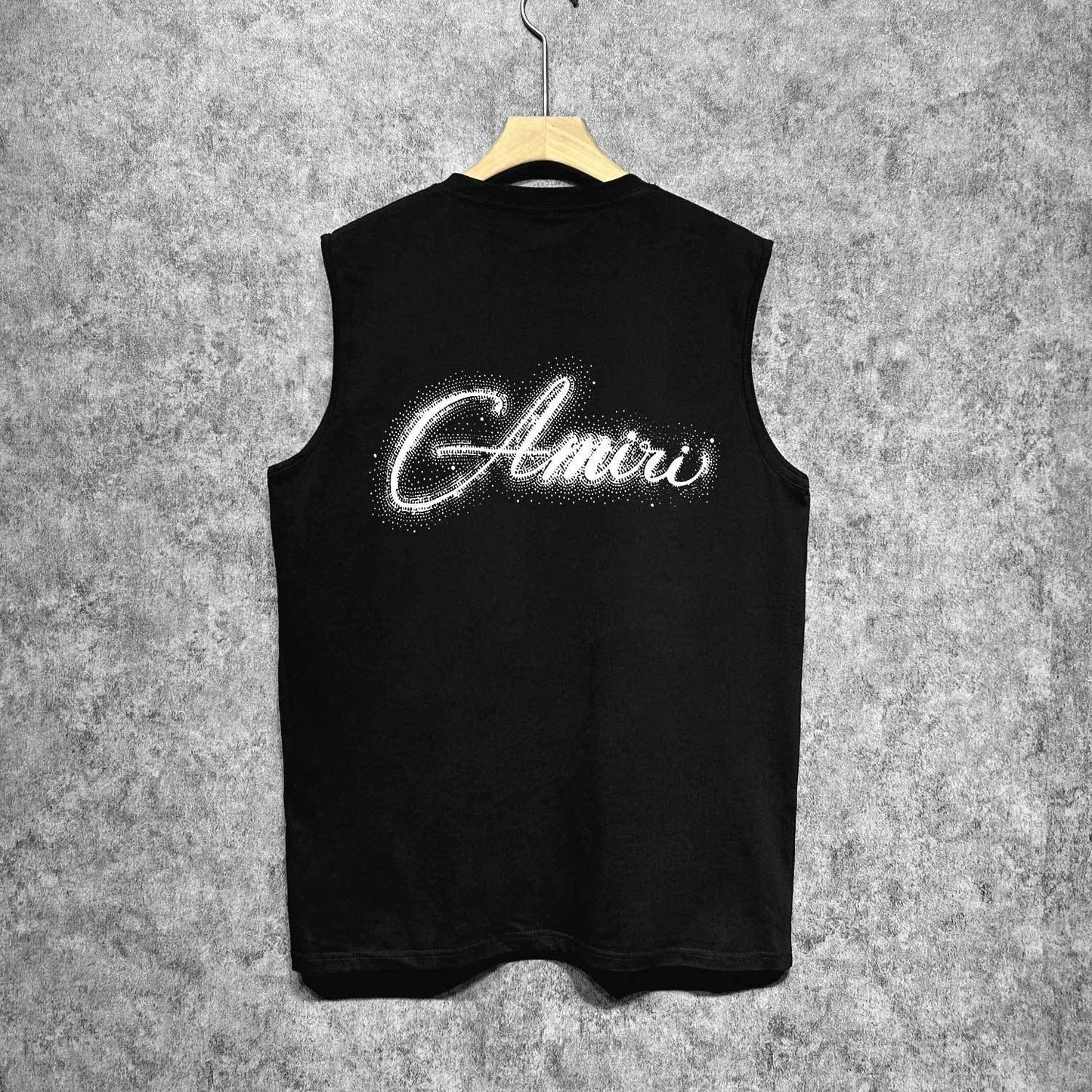 Amiri tank top gypsophila printing