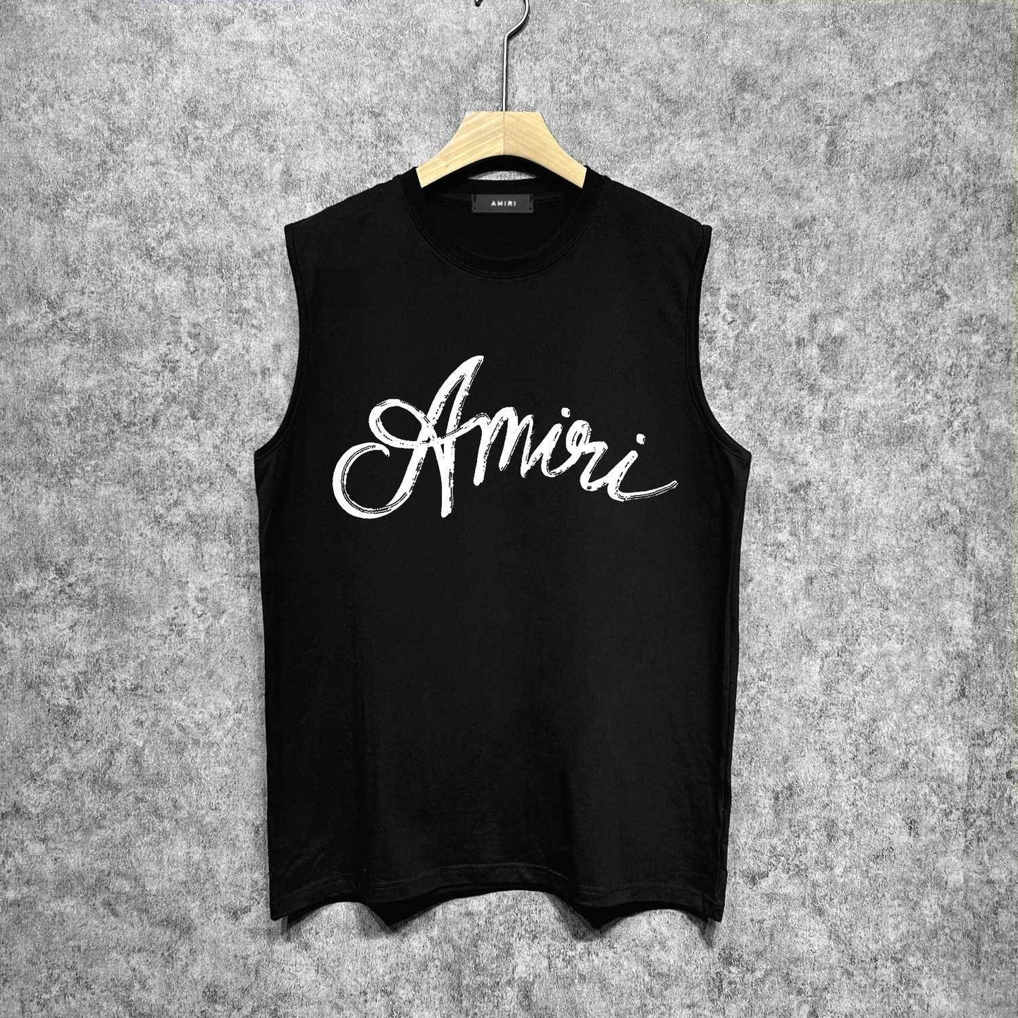 Amiri tank top with snake letter printing