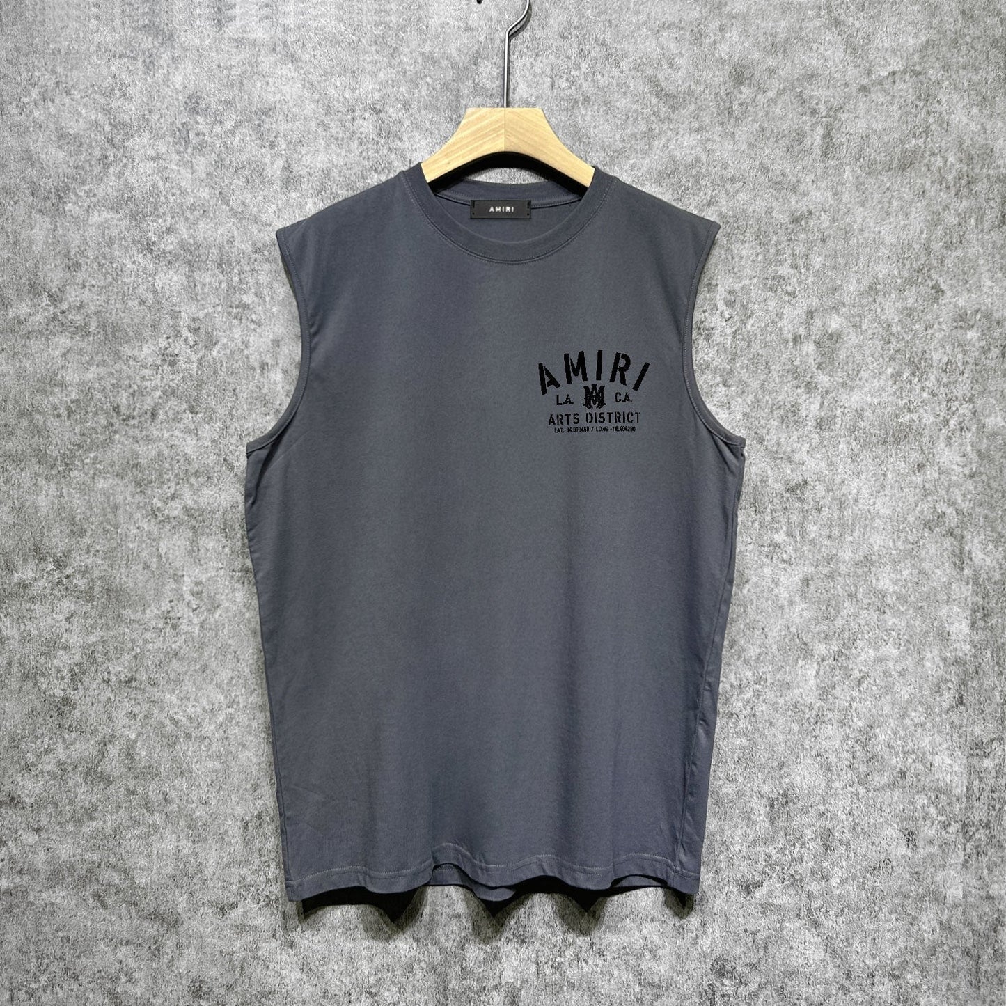 Amiri tank top los angeles california printing