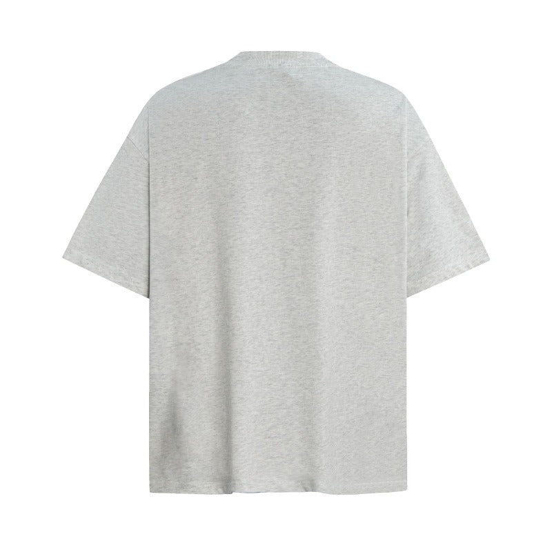 Men's t-shirts: american streetwear vintage washed & distressed design, men's loose fit premium unisex short sleeve tee