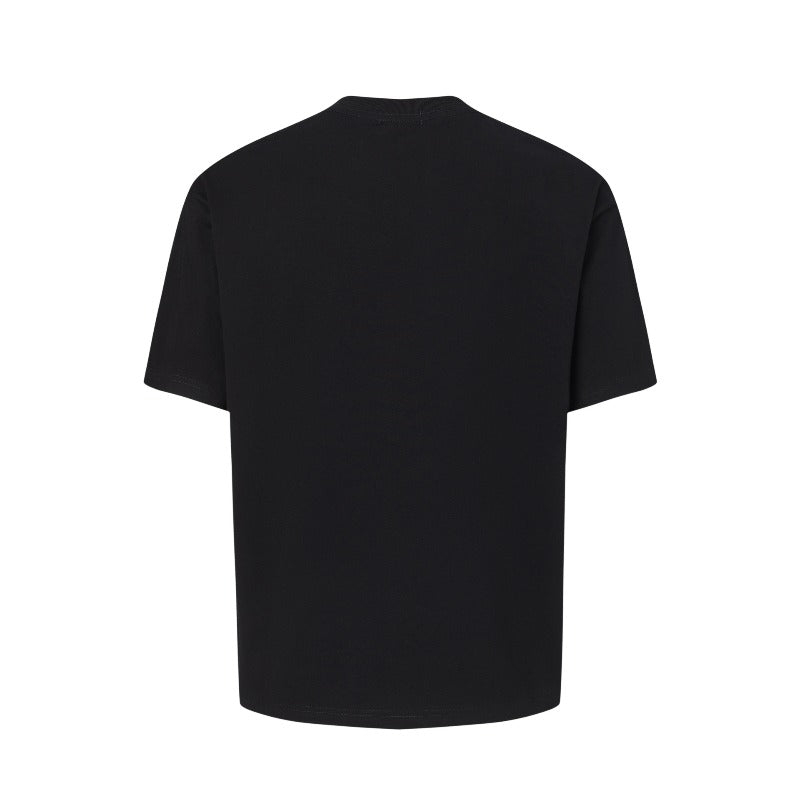 Men's t-shirts: american street style, unisex, high-end, summer abstract letter graphic design, men's loose fit short sleeve tee